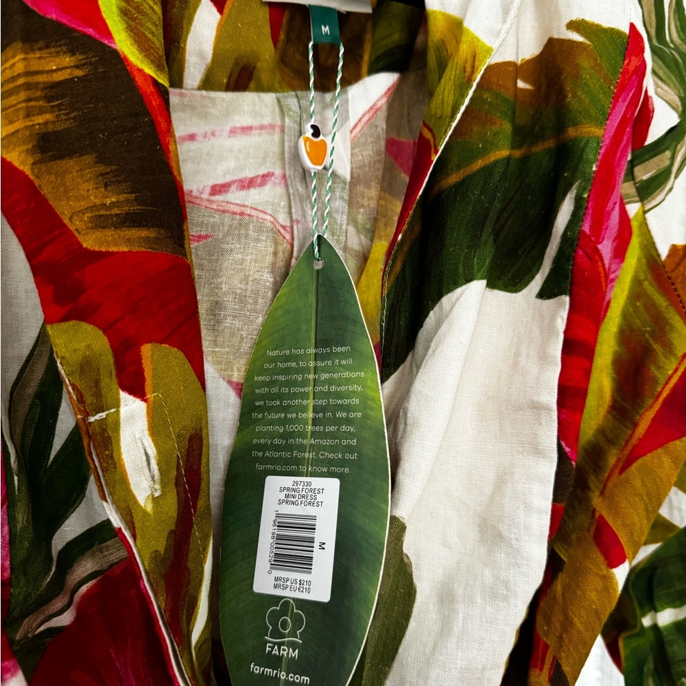 Farm Rio Spring Forest Mini Dress - Picture 5 of 5